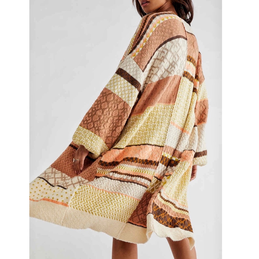 Free People Love and Kisses Long Cardi - Picture 4 of 16
